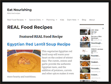 Tablet Screenshot of eatnourishing.com